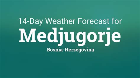 medjugorje bosnia weather|medugorje bosnia weather forecast.